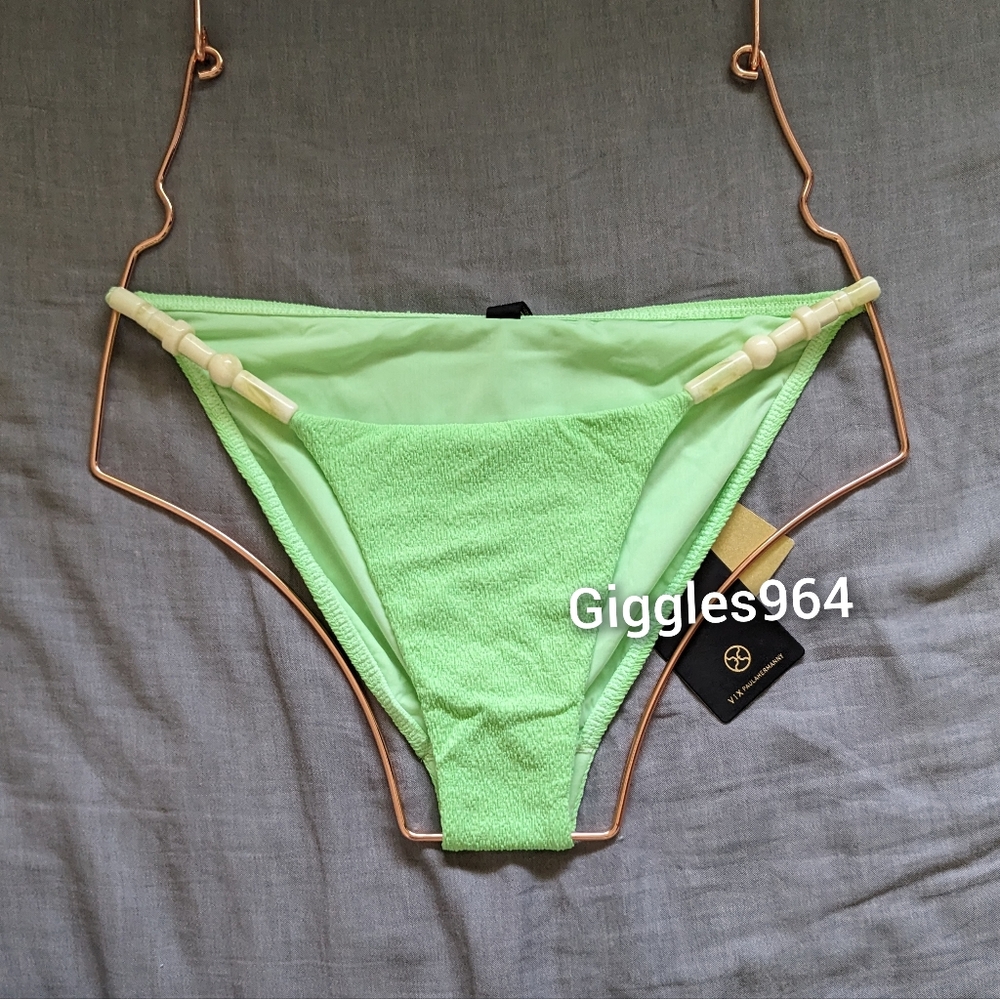 Vix Zene Firenze Bikini Bottom Lime Green
